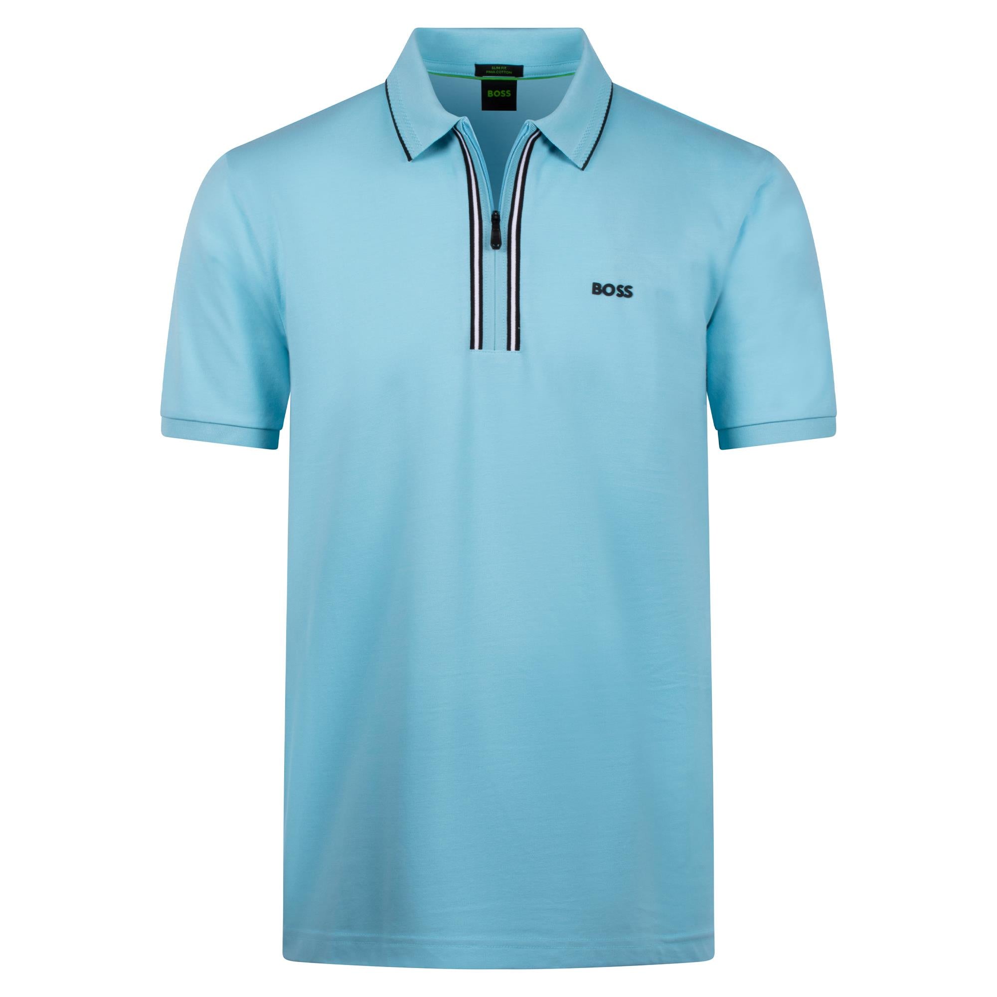 Boss Philix GOC Mens Polo Shirt Light Pastel Blue